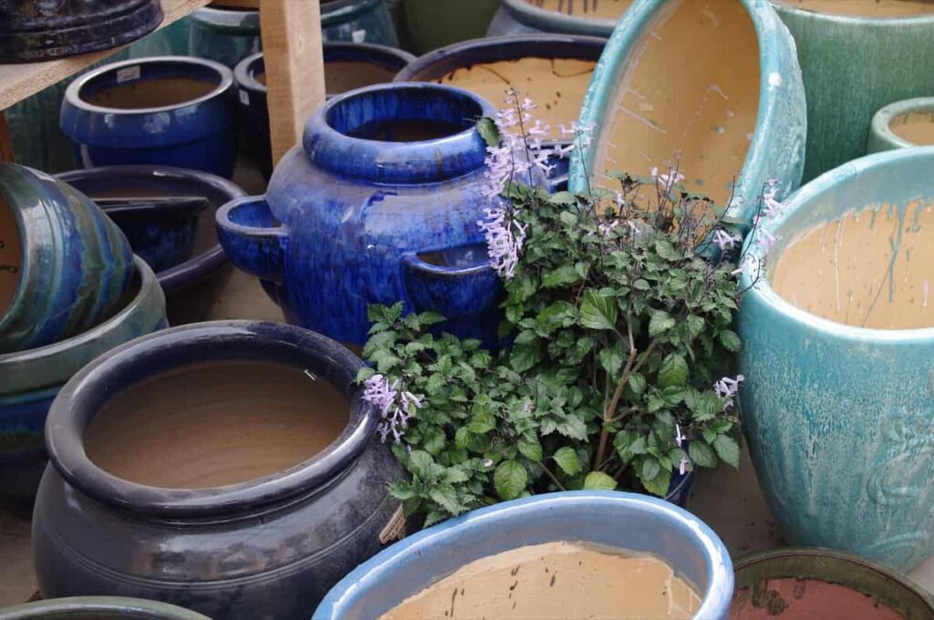 Ceramic Pot Blue