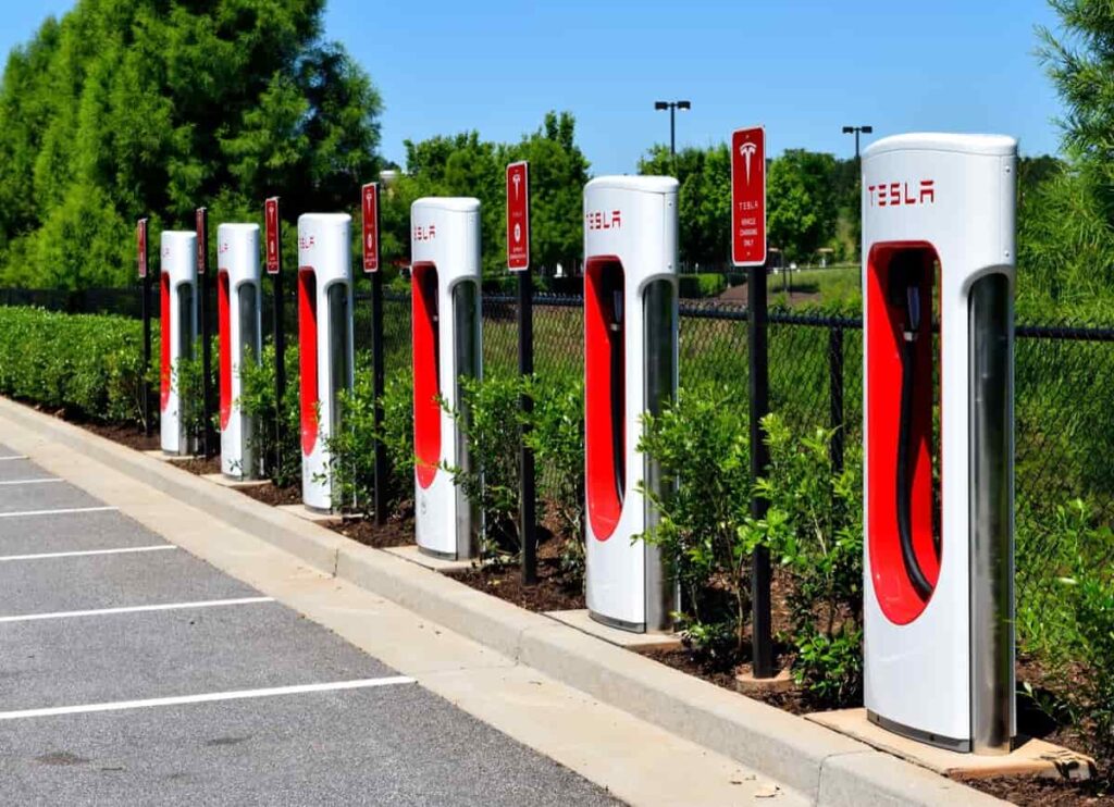 Tesla Charging Point