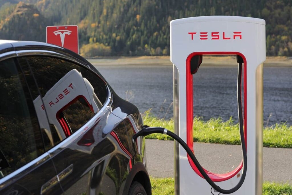 Tesla EV Charging Station