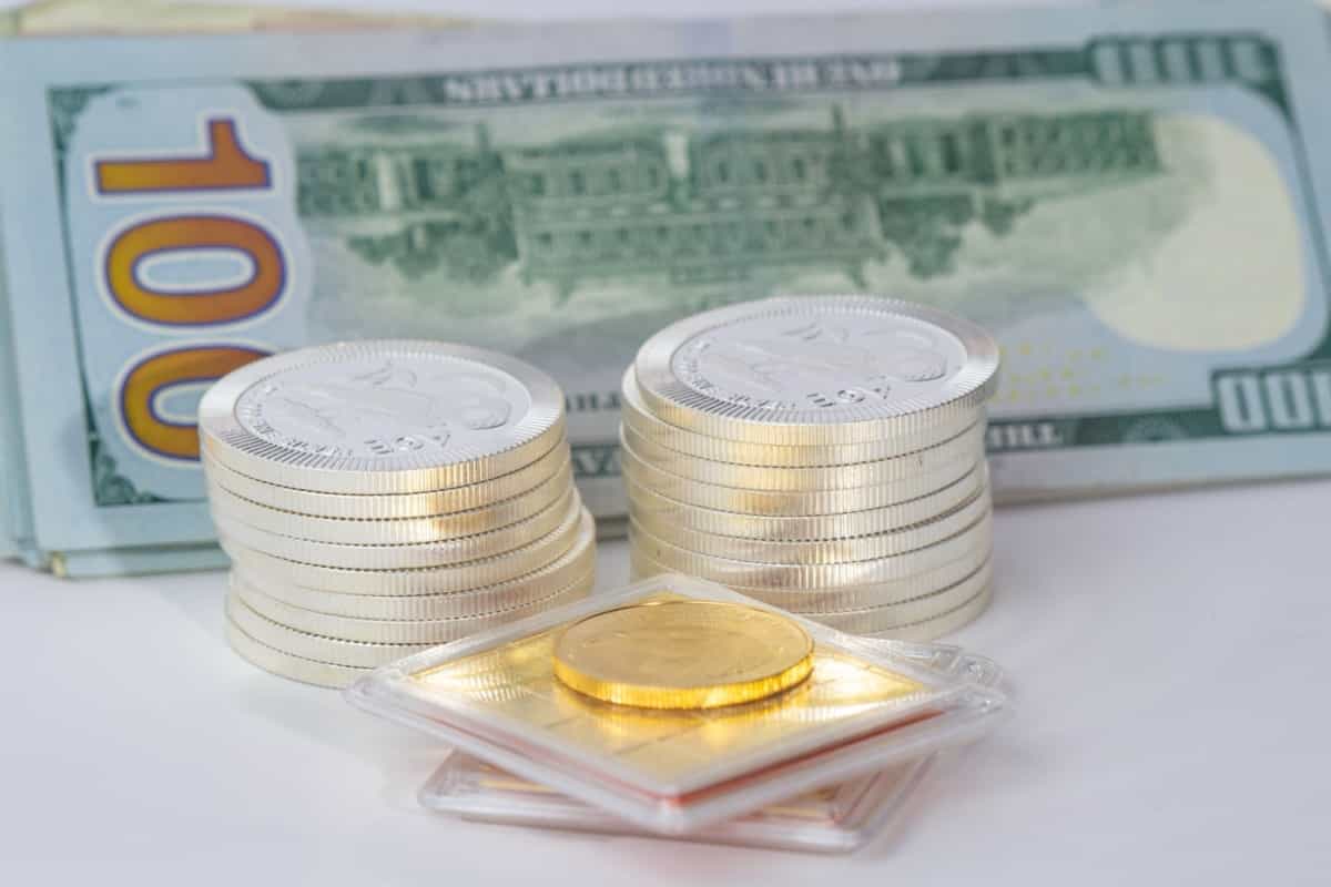 Investment in the form of cash gold and silver