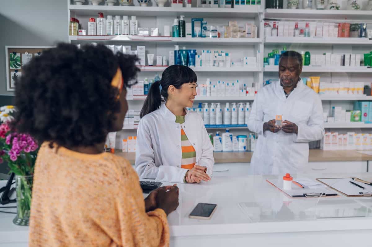 Customer in a Pharmacy